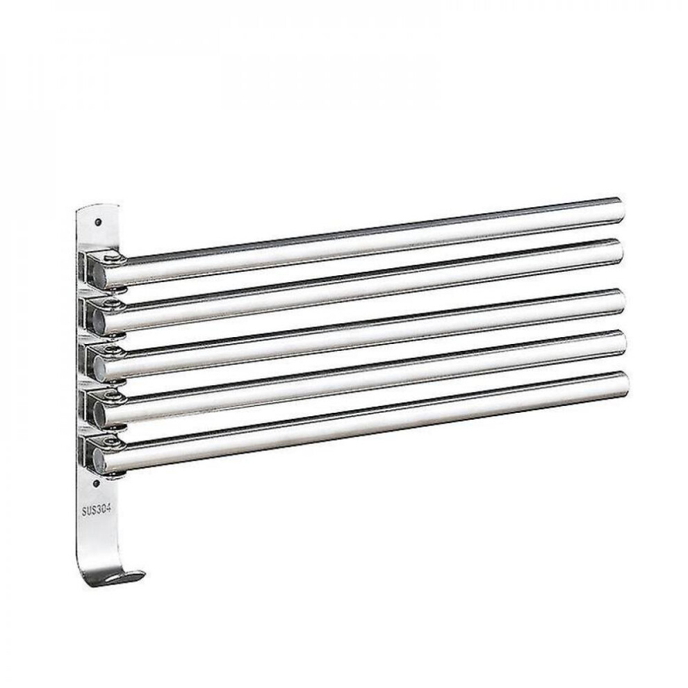 Swivel Towel Rail Bathroom Towel Holder With 5 Swing Rails