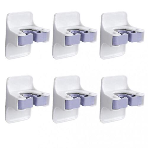 Wall Mounted Mop Organizer Holder Brush Hanger Storage Rack Kitchen Tool 1