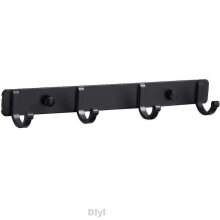 Home Bathroom Kitchen Storage Organizer Door Back Clothes Hanging Hook Rack