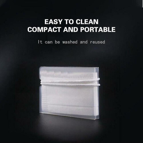 Transparent Portable Plastic Face Masks Storage Clip Foldable Organizer Mask 1