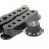 2x Fender Pickup Covers 50 Or 52 Mm Pole To Pole Knobs Tips (black) 3