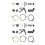 34 Pcs Guitar Accessories Including Guitar Picks,capo,guitar Strings 1