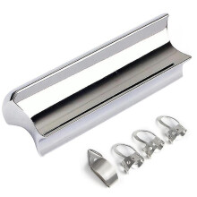Stainless Steel Guitar Slide Tone Bar Compatible With Dobro ,silver
