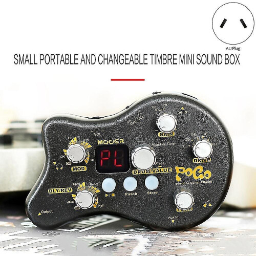 Mooer Pe50 Pogo Portable Guitar Multi Effects Processor 1