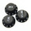 2x Fender Pickup Covers 50 Or 52 Mm Pole To Pole Knobs Tips (black) 1