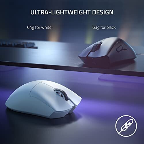 Razer Maus - Razer - Deathadder v3 Pro - Schwarz - 30000 dpi - 5 programmierbare Tasten 1