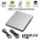 External USB DVD ROM CD ROM Drive Rewriter Burner writer for Laptop PC 4