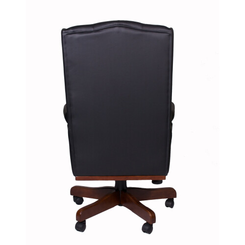 Fine Chairs Bonded Leather Captains Chesterfield Style Managers Desk