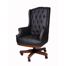 Fine Chairs Bonded Leather Captains Chesterfield Style Managers Desk Chair Office furniture High Back Executive