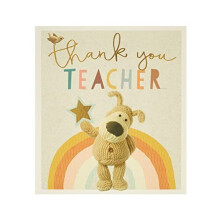 Boofle Thankyou Teacher Card - Teacher Appreciation Card - Thank You Teacher Card, Multi (695239-0-1)