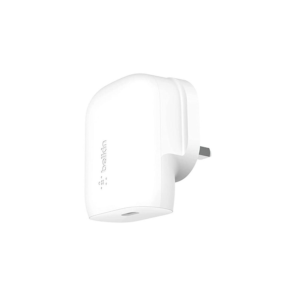 Belkin 30W USB C Wall Charger with PPS, PowerDelivery, USB-IF Certified PD 3.0 Fast Charging for iPhone 14/14 Plus, Pro, Pro Max, Galaxy S22 Ultra,