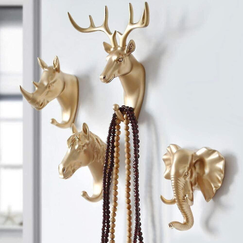 Wall Hook Creative Animal Shape Decorative Wall Mounted Coat Rack For Coats 1