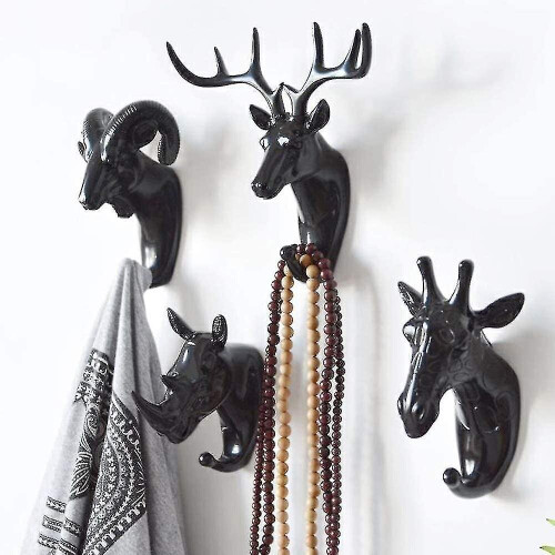 Wall Hook Creative Animal Shape Decorative Wall Mounted Coat Rack For Coats 2