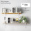 4pcs Wall Mount Diy Heavy Duty L Shaped For Floating Storage Shelf Bracket 2