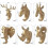 Wall Hook Creative Animal Shape Decorative Wall Mounted Coat Rack For Coats 5