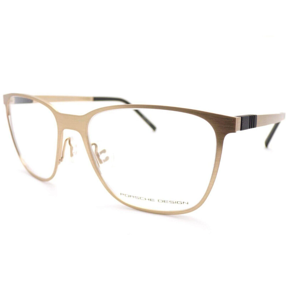 Porsche Design Gold/Black Glasses Frame 55Mm Satin / Spectacles P8275 B
