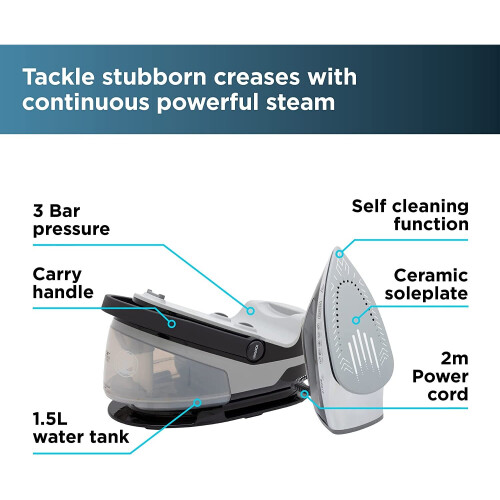 Black + Decker BLACK+DECKER BXSS22012GB Steam Station, 2700W 2