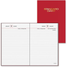 At A Glance 5 x 7.5 in. Daily Business Dairy 2019 – Red