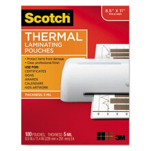 3M/Commercial Tape Div. MMMTP5854100 Pouch,Thrm Lmntr,5Mil,100