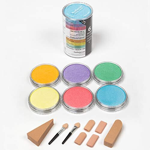PanPastel 30062 Υπερ Μαλακά Παλέτα 6 Χρωμάτων - Pearlescents με Sofft Tools 1