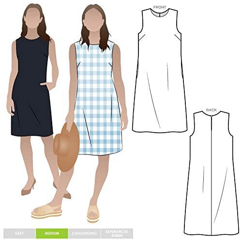 Style Arc Sewing Pattern - June Sheath Dress (Sizes 18-30)
