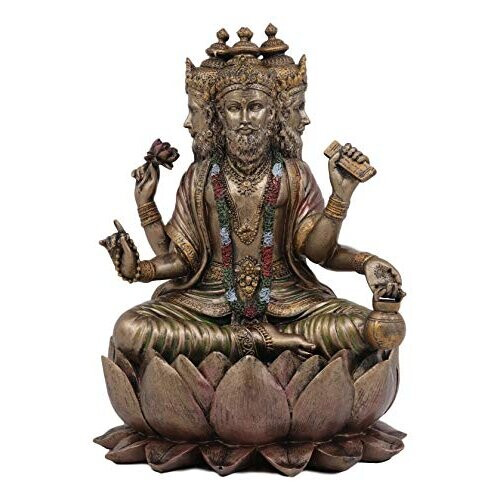 Ebros Supreme Cosmic Soul Hindu Deity Brahma Statue Brahman Four Faced ...