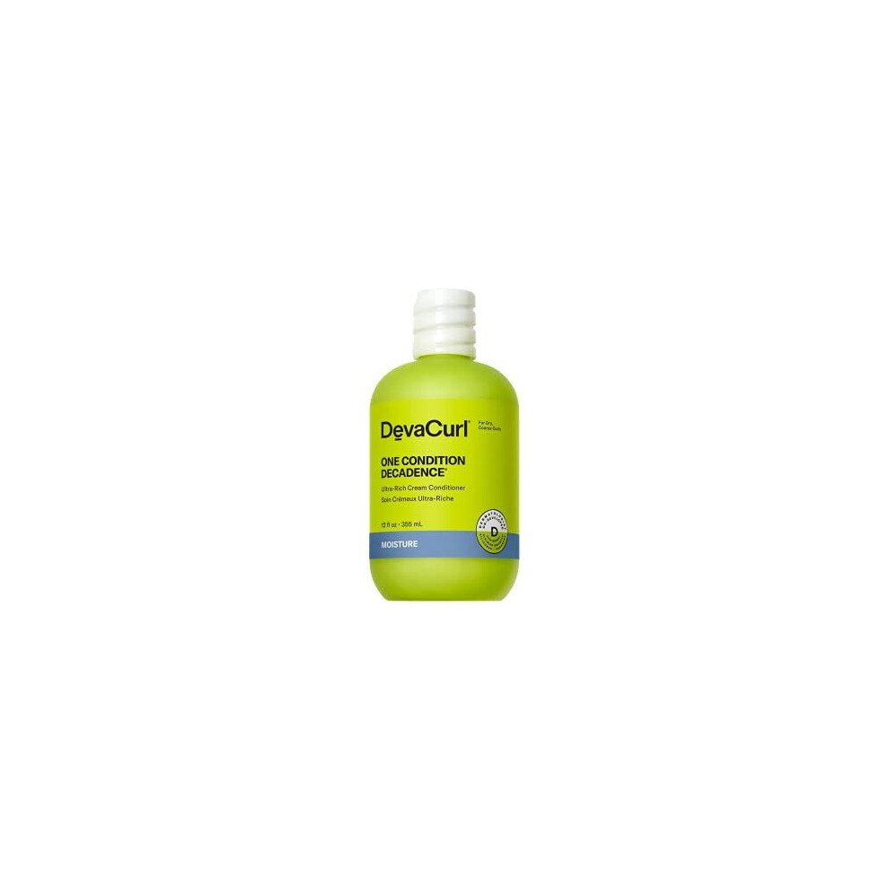 DevaCurl One Condition Decadence? Ultra-Rich Cream Conditioner, Green Oasis, 12 fl. oz.