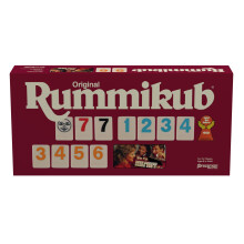 Rummikub con numeri grandi in stile retr    originale Pressman - Include tessere con numeri sovradimensionati e luminosi per una facile visualizzaz