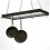 Rogar Black 2315 Rectangle W/Grid & Chrome Accessories 30-in 1