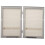 Lawrence Frames 4x6 Hinged Double Silver Standard Metal Picture Frame 2