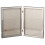 Lawrence Frames 5x7 Hinged Double Silver Standard Metal Picture Frame 2