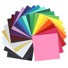 ORACAL 651 Glans Vinyl - 24 Pack av Toppfärger - 12" x 12" Ark
