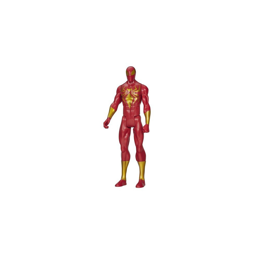 Photos - Action Figures / Transformers Marvel Ultimate Spider-Man Titan Hero Series Iron Spider Figure - 12 Inch