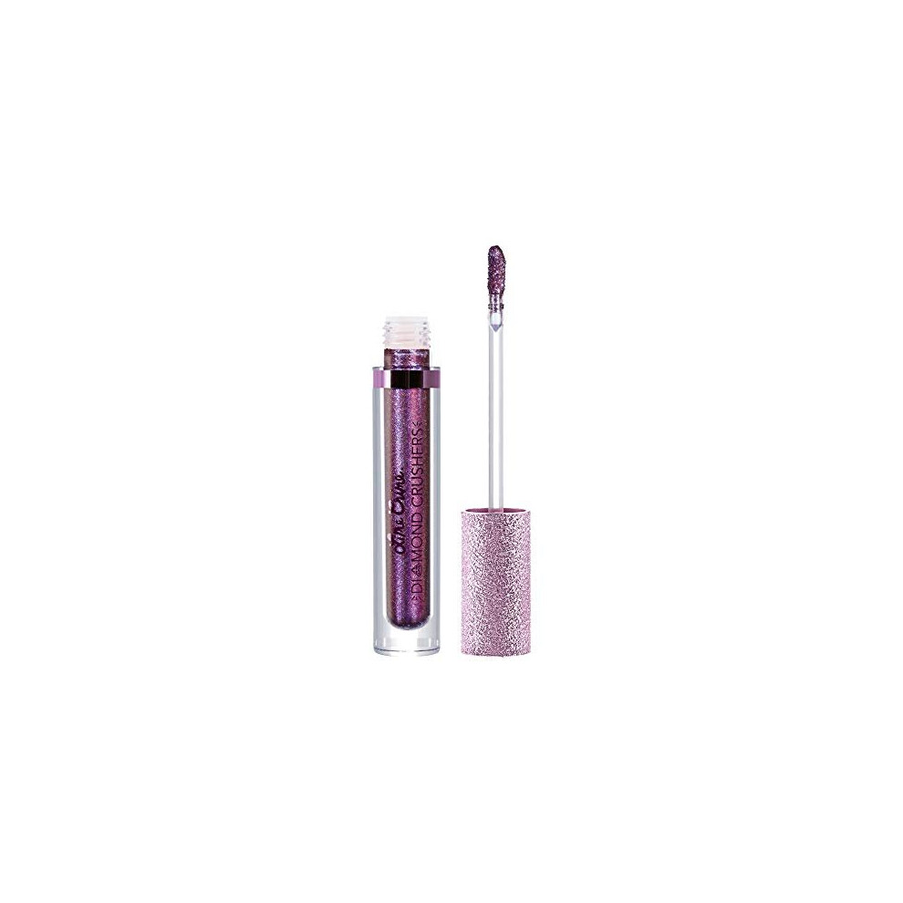 Lime Crime Diamond Crushers Iridescent Liquid Lip Topper, Gemini - Maroon/Blue Duochrome - Strawberry Scent - Enhances Mattes - For Face And Body - We