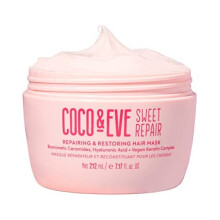 Coco & Eve Sweet Repair Repairing and Restoring Hair Mask. 85% stronger hair reduce hair damage by 65%. Biomimetic Ceramides Hyaluronic Acid V