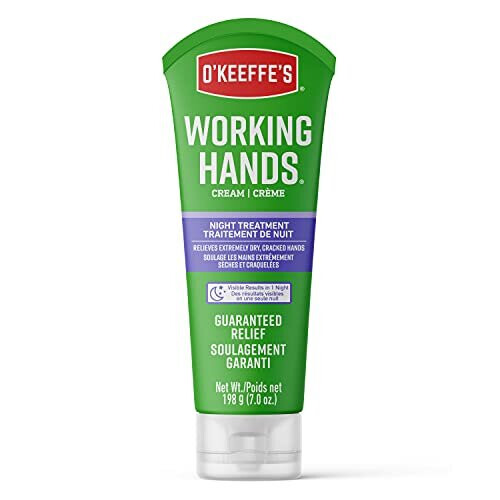 O'Keeffe's Working Hands Nattbehandling Handkräm, 7 oz Tube, (Pack av 2) 1