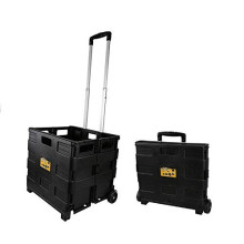 Olympia Tools 85-010 Grand Pack-N-Roll Portable Tools Carrier with Telescopic Handle, 80 Lb. Load Capacity, Black