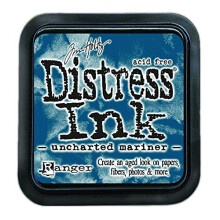 Tim Holtz Distress-Ink Pad-Uncharted Mariner, 3 x 3 inch
