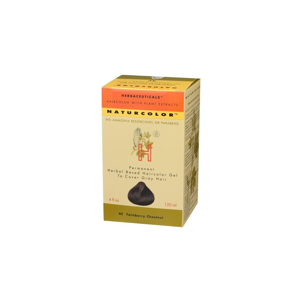 Naturcolor Brown Haircolor Hair Dye - Twinberry Chestnut, 4 Ounce (4C)