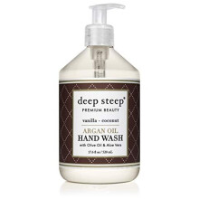 Deep Steep Flytande Handtvål, 17.6 Ounces (Vanilj Kokosnöt)