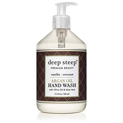 Deep Steep Flytande Handtvål, 17.6 Ounces (Vanilj Kokosnöt)