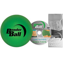 Bender Ball Originele 9 inch Pilatesbal voor Buik, Core & Rug, Krachttraining Bal, Inclusief 5 Streaming Video's + Core