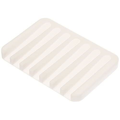 Yamazaki Home Self Draining Soap Tray Silicone Holder Dish for