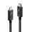Lindy 1m Thunderbolt 4 Cable, 40Gbps, passive 1
