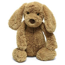 Jellycat Bashful Toffee Puppy Stuffed Animal, Medium, 12 inches