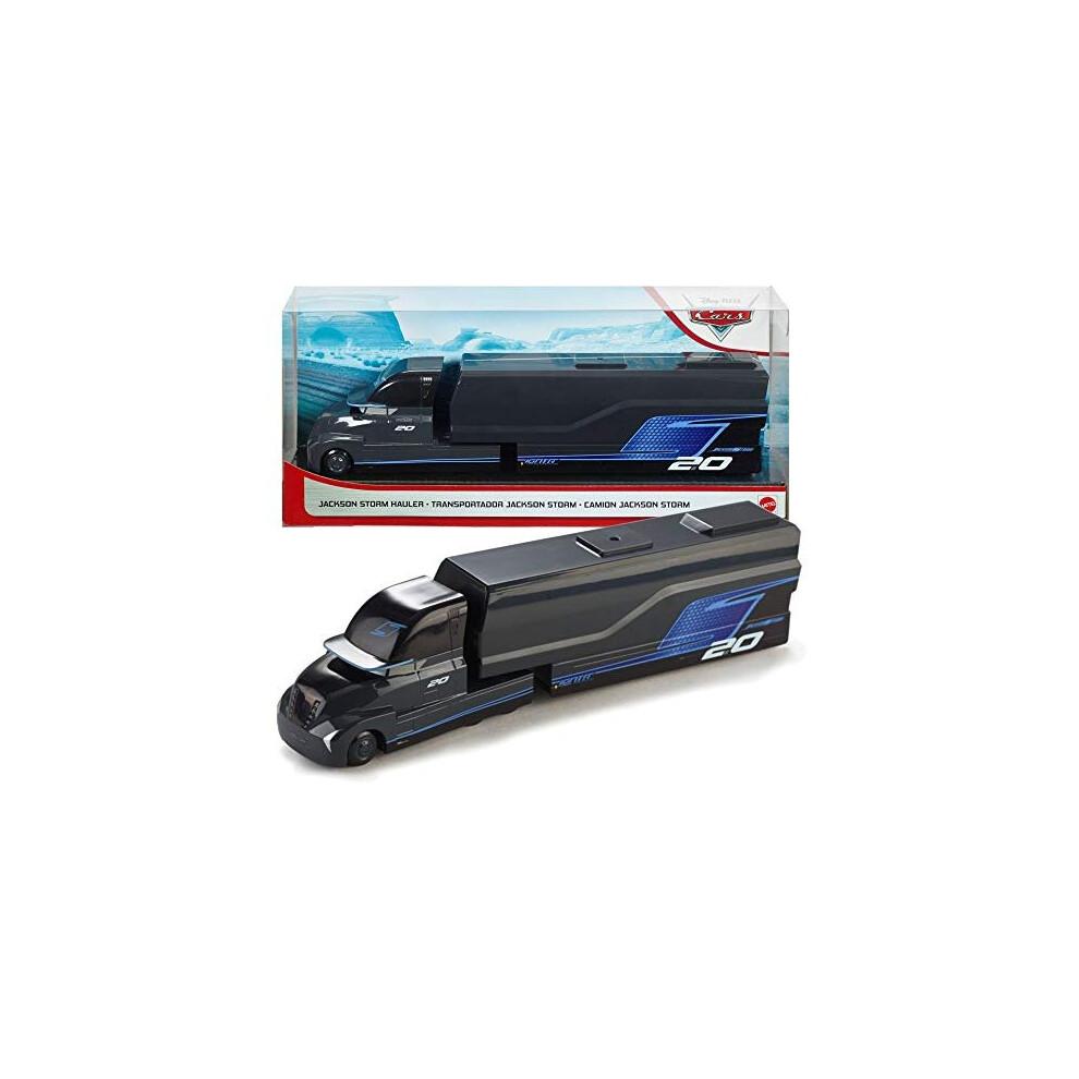 Disney Cars Disney Pixar Cars 1:55 Scale Jackson Storm Hauler Transporter Truck
