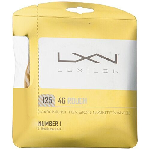Luxilon 4G Rough 125 Χορδή Τένις - Σετ, Χρυσό