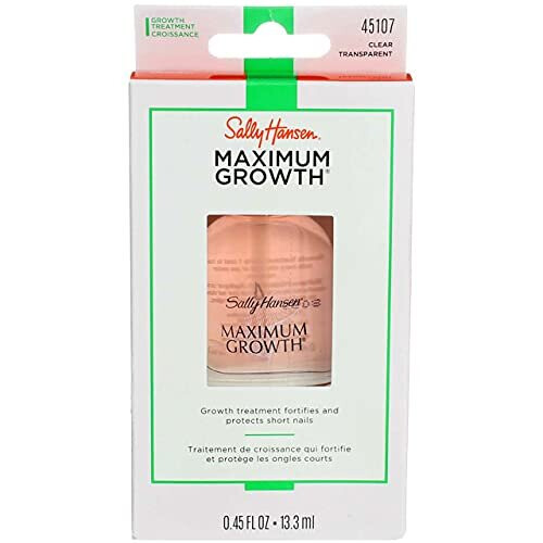 Sally Hansen Maximum Growth Treatment Clear 0.45 Ounce (13.3ml) 1