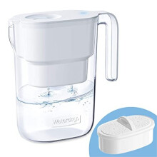 Waterdrop Elfin 5-Cup Water Filter Pitcher, 200-Gallon Long-Life, NSF Certified, 1 Filter Included, BPA-Free, Reduces Fluoride & Chlorine