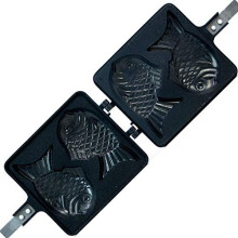 Cookking - Taiyaki japon   s em forma de peixe pankake panela feita na Cor   ia